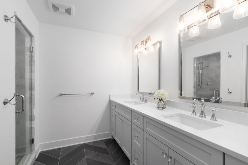 Bathroom with Dual Sinks and Vanity Lighting